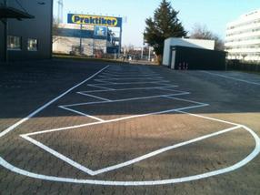 ABS-Markierungstechnik Parkplatzmarkierung