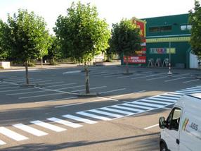 ABS-Markierungstechnik Parkplatzmarkierung