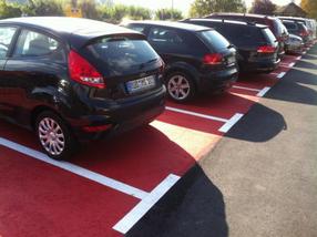 ABS-Markierungstechnik Parkplatzmarkierung