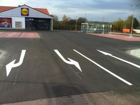 ABS-Markierungstechnik Parkplatzmarkierung