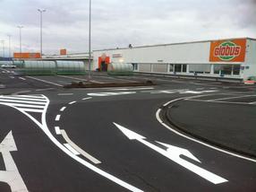 ABS-Markierungstechnik Parkplatzmarkierung